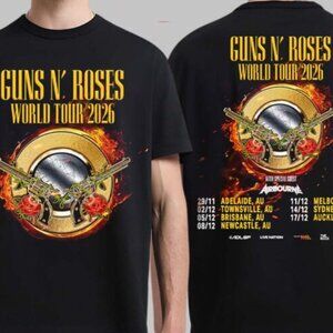 Guns N Roses World Tour 2026 Australia And New Zealand T-Shirt 187